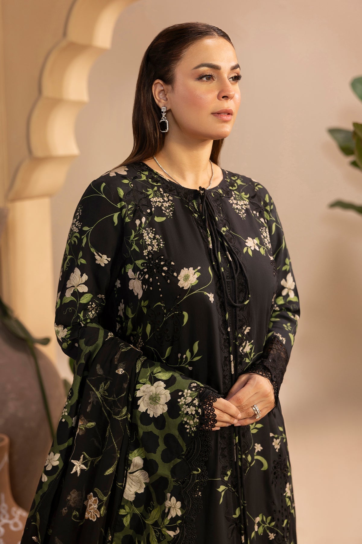 Raeesa Premium | Gulkar Viscose |GK-07 - Luxury Dress - available at Maria Faisal in UK and USA.