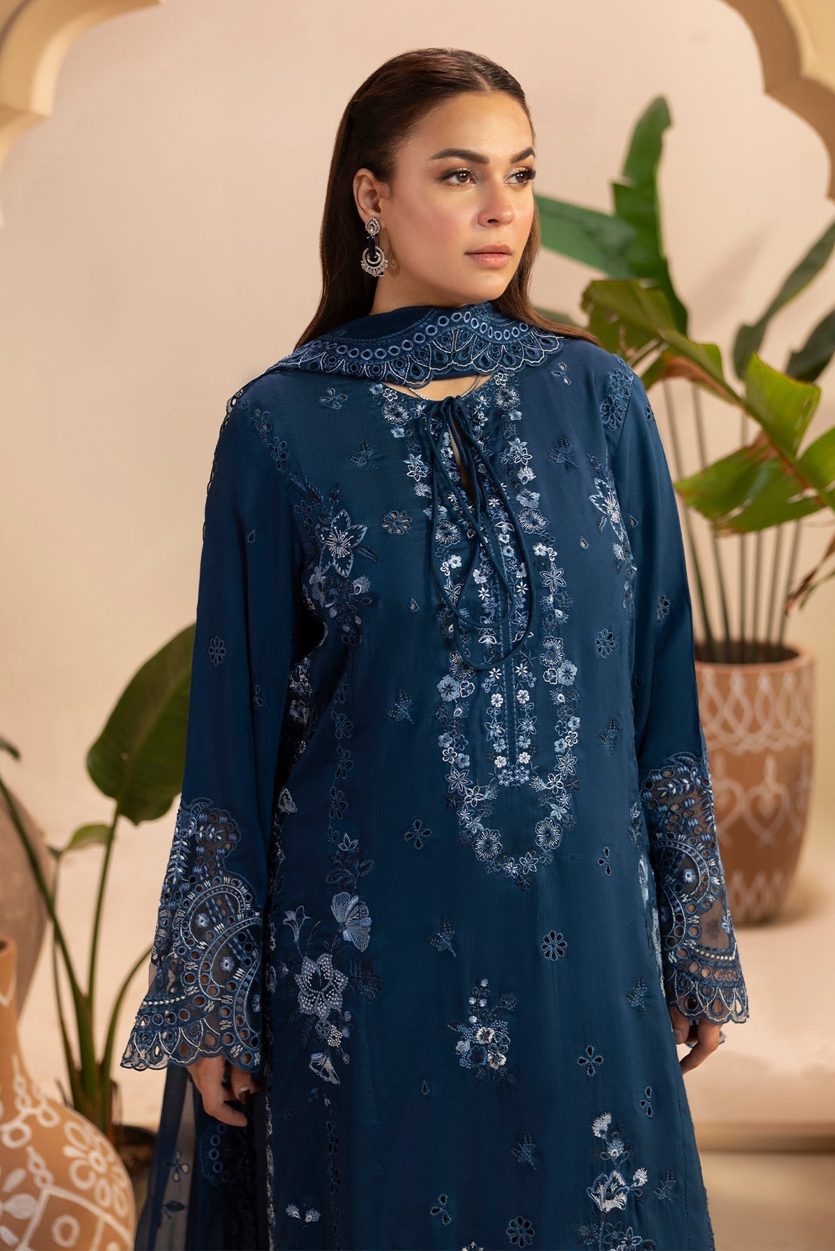 Raeesa Premium | Gulkar Viscose | GK-08 - Luxury Dress - available at Maria Faisal in UK and USA.