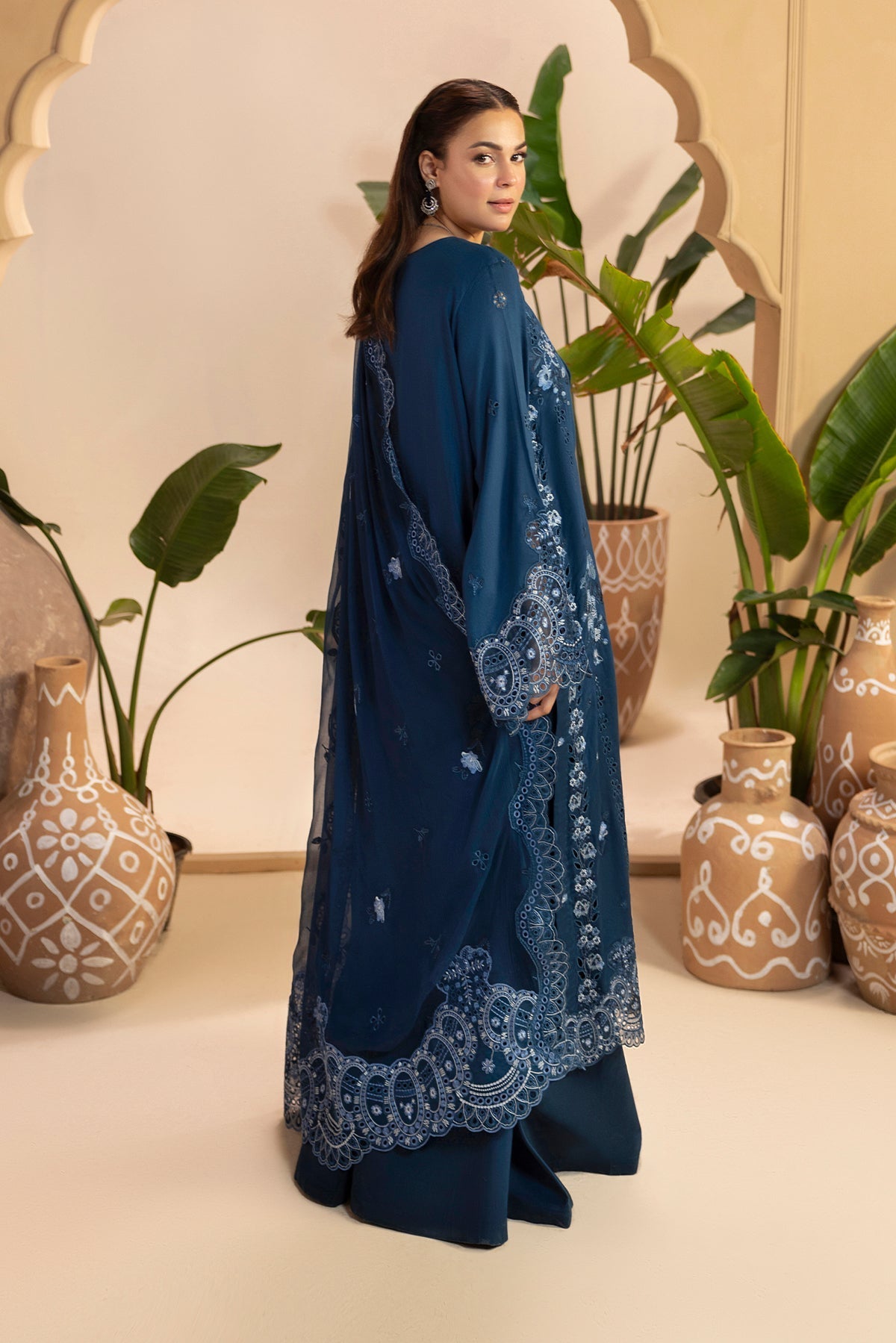 Raeesa Premium | Gulkar Viscose | GK-08 - Luxury Dress - available at Maria Faisal in UK and USA.