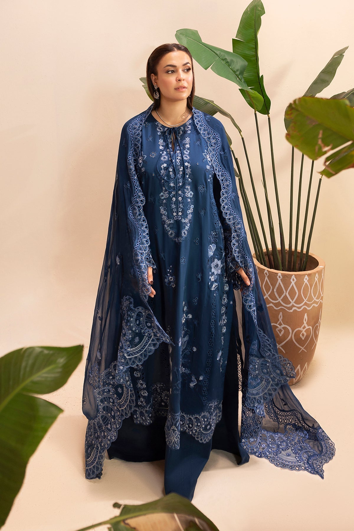 Raeesa Premium | Gulkar Viscose | GK-08 - Luxury Dress - available at Maria Faisal in UK and USA.