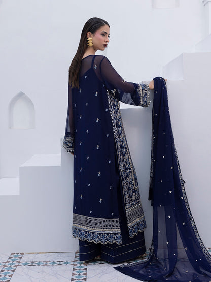 Gulaal | Maeri Luxury Chiffon 26 | Lueur - Formal Dress - available at Maria Faisal in UK and USA.