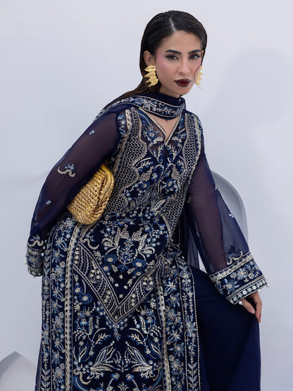 Gulaal | Maeri Luxury Chiffon 26 | Lueur - Formal Dress - available at Maria Faisal in UK and USA.