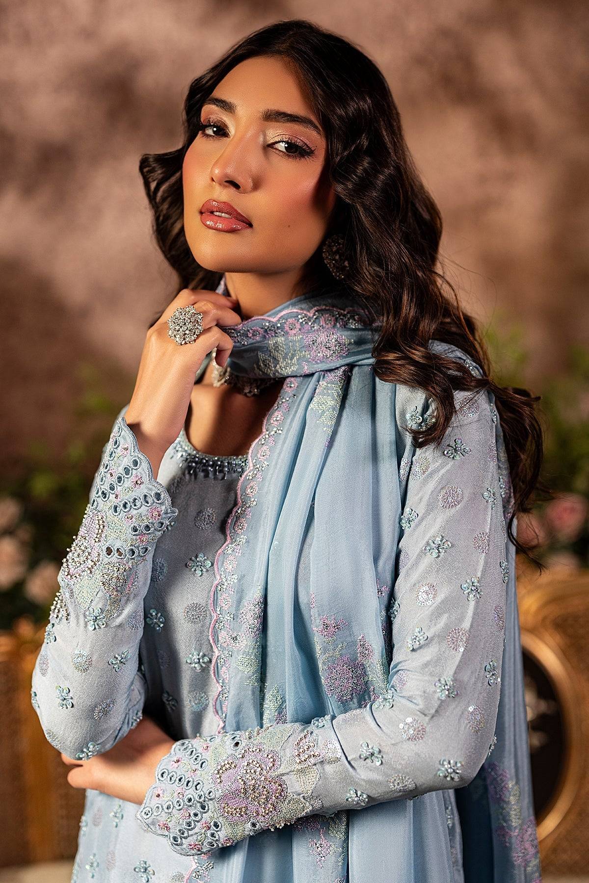 Mina Kashif | Loona Lawn 25 | Sapphire by Maria Faisal - Registered Vendor of : Mina Kashif - type : Ladies Clothes - 100% original wedding dresses