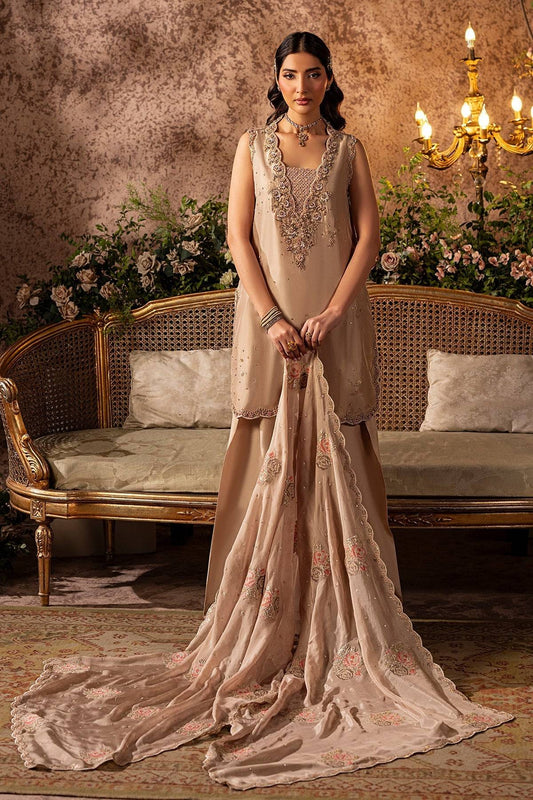 Mina Kashif | Loona Lawn 25 | Garnet by Maria Faisal - Registered Vendor of : Mina Kashif - type : Ladies Clothes - 100% original wedding dresses