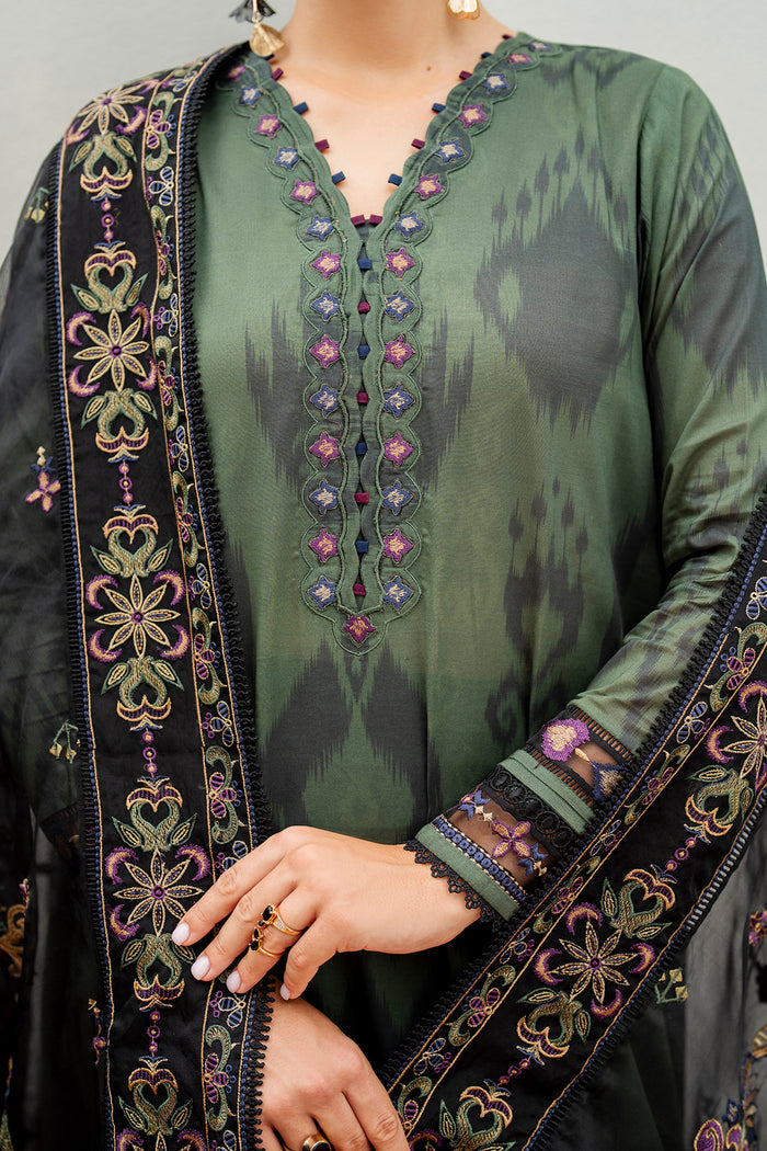 Baroque | Luxury Pret Summer | UF-4262 - Luxury Dress - available at Maria Faisal in UK and USA.