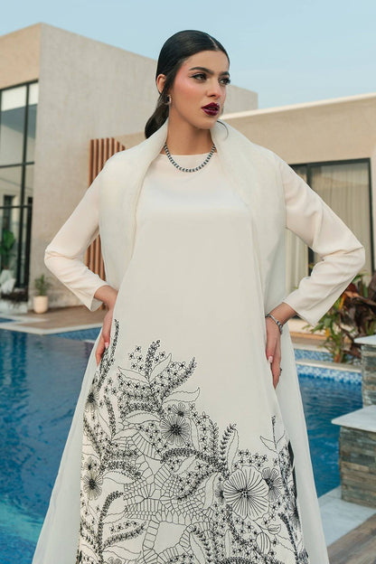 Fahad Hussayn | Lawn Banger | Monochrome Babe by Maria Faisal - Registered Vendor of : Erum Khan - type : Ladies Clothes - 100% original wedding dresses