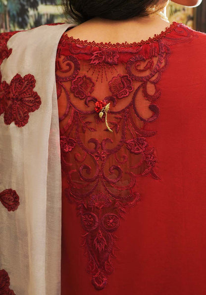 Zarqash | Tresor Luxury Lawn 24 | ZQT 007 ROSALINE - Maria Faisal