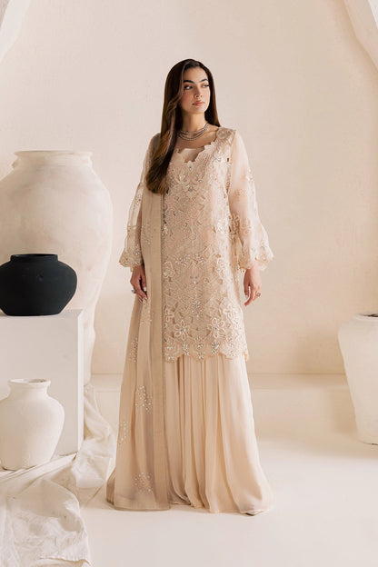 Vanya | Solana Luxe Pret |   FF-83 - Luxury Dress - available at Maria Faisal in UK and USA.