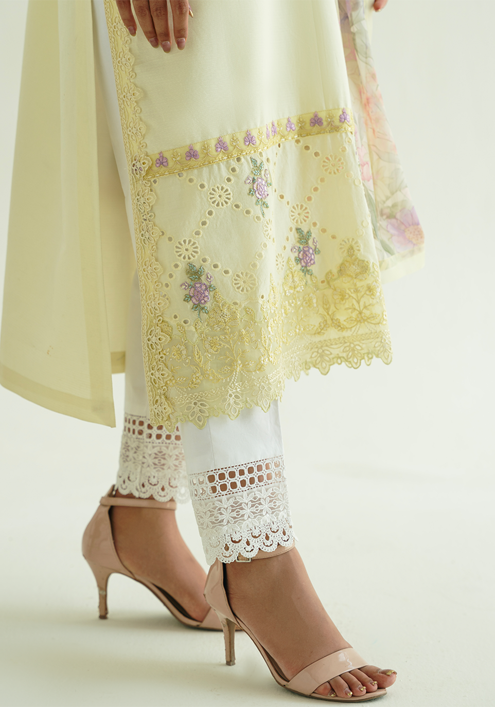 Zarqash | Whispers of Summer |BUTTER BLOOM - Casual Dress - available at Maria Faisal in UK and USA.