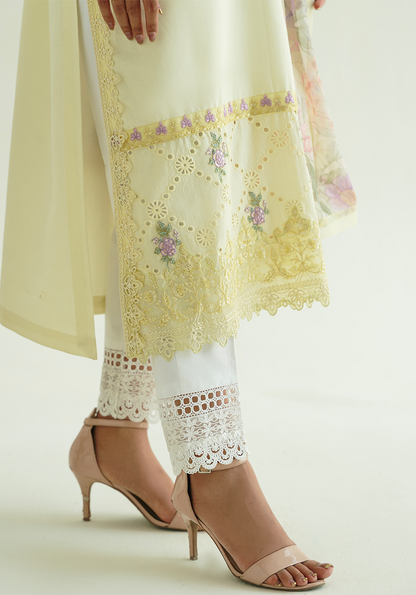 Zarqash | Whispers of Summer |BUTTER BLOOM - Casual Dress - available at Maria Faisal in UK and USA.