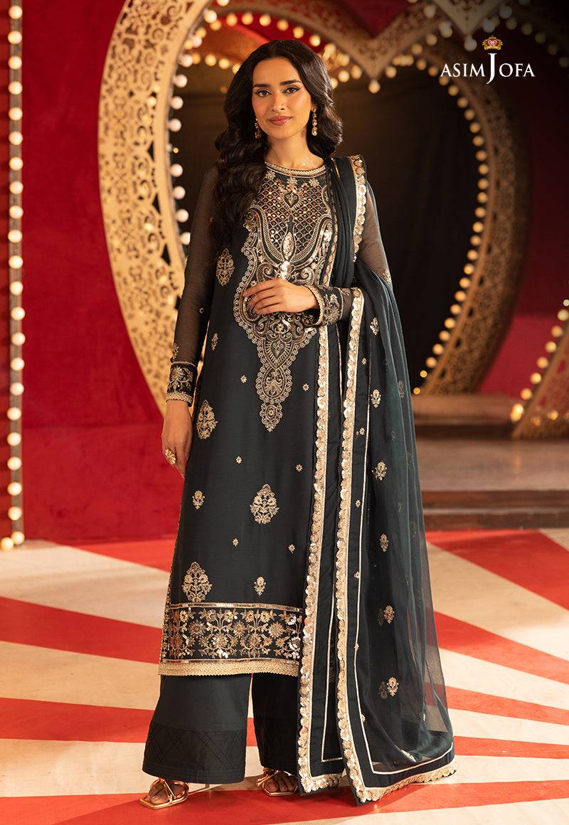 Asim Jofa | Festive Collection 25 | AJLLF-08 by Maria Faisal - Registered Vendor of : Asim Jofa - type : Ladies Clothes - 100% original wedding dresses