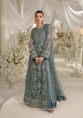 Elaf Premium | Evara Formals 24 | EFE-08 NIRVANA - Designer Dress with Intricate embroidery and embellishments. Shop elegent wedding dress at Maria Faisal.