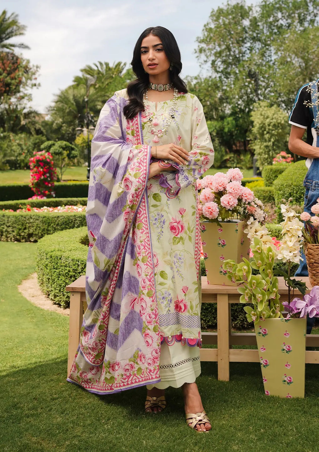 Elaf Premium | Printed Collection 24 | EEP-03B - Meadow Magic - Waniyas