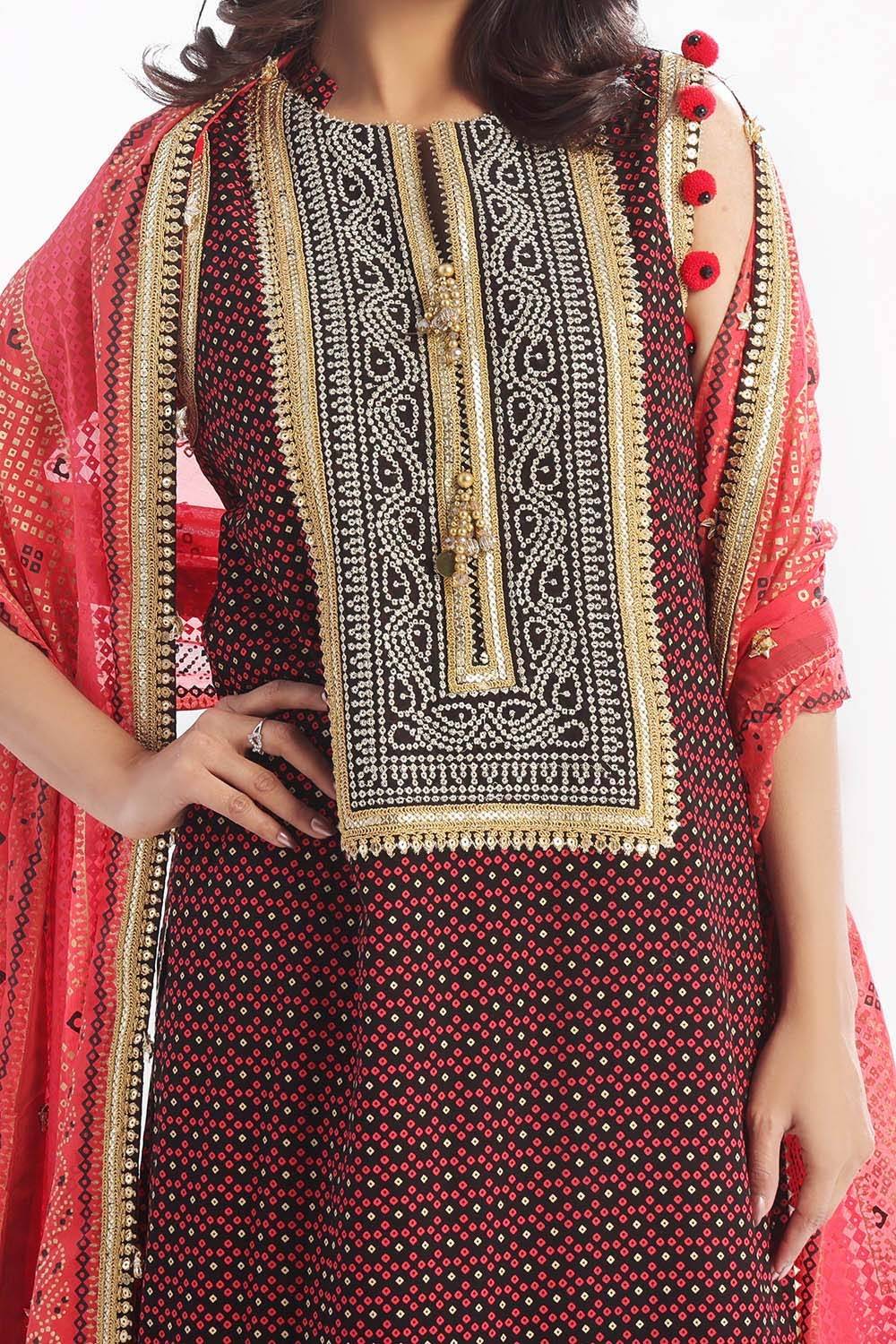 Gul Ahmed | Chunri Lawn 25 | BM-52017 by Maria Faisal - Registered Vendor of : Gul Ahmed - type : Ladies Clothes - 100% original wedding dresses
