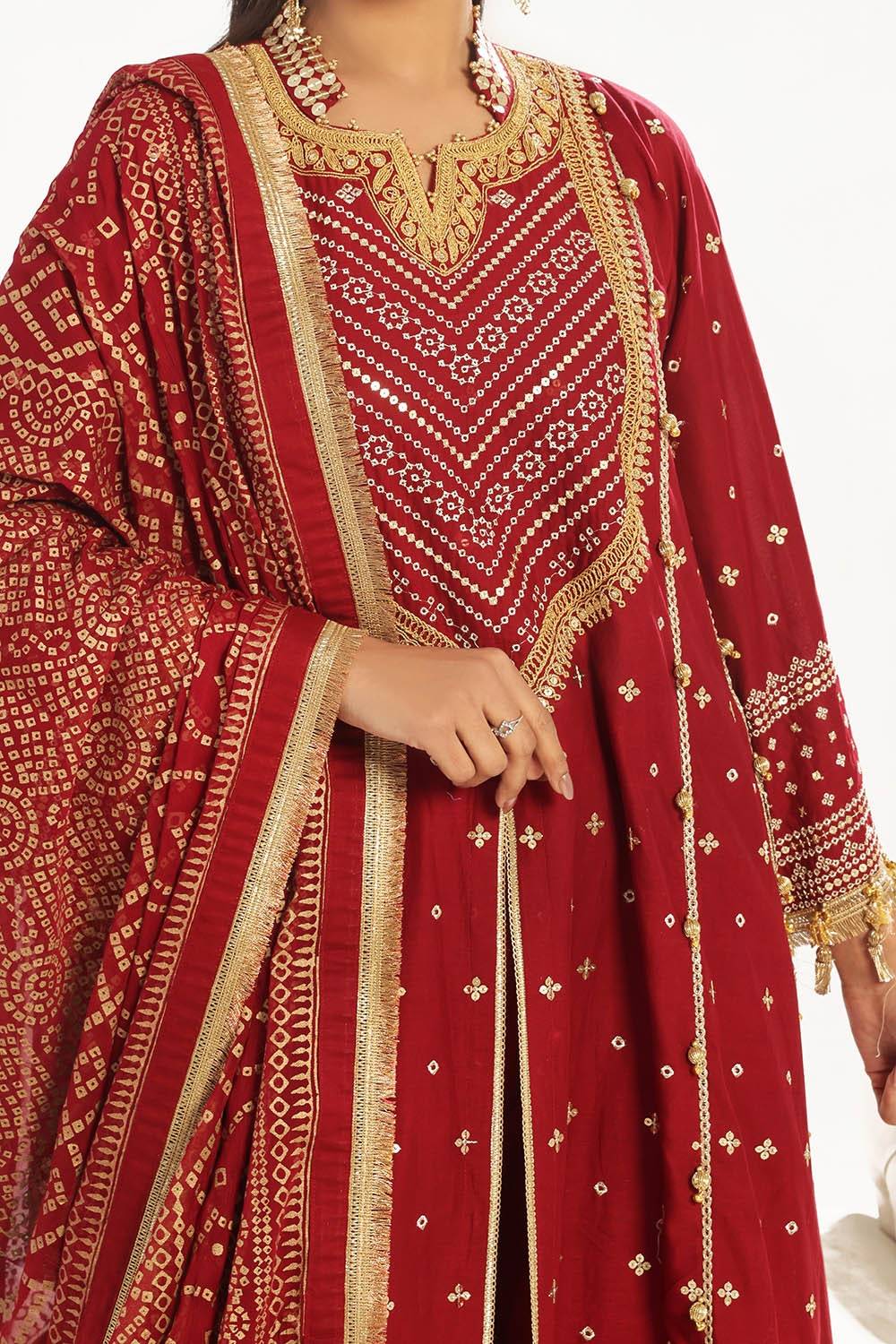 Gul Ahmed | Chunri Lawn 25 | BM-52018 by Maria Faisal - Registered Vendor of : Gul Ahmed - type : Ladies Clothes - 100% original wedding dresses