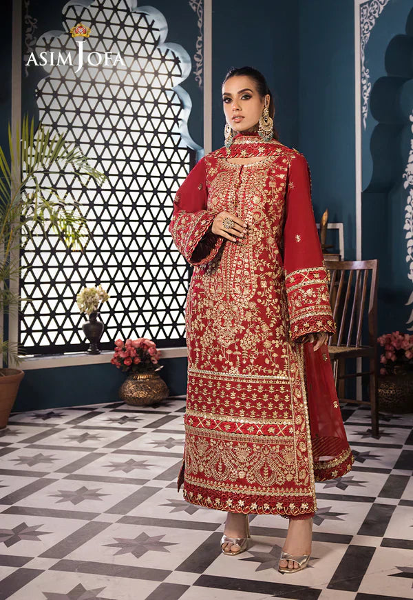 Asim Jofa | Fasana e Ishq Eid Luxury Lawn | AJFI-10 - Pakistani Dress - Maria Faisal