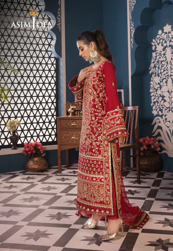 Asim Jofa | Fasana e Ishq Eid Luxury Lawn | AJFI-10 - Pakistani Dress - Maria Faisal