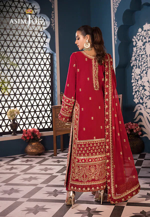 Asim Jofa | Fasana e Ishq Eid Luxury Lawn | AJFI-10 - Pakistani Dress - Maria Faisal