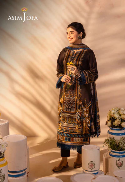Asim Jofa | Prints Essentials | AJUB-18 - Pakistani Dress - Maria Faisal