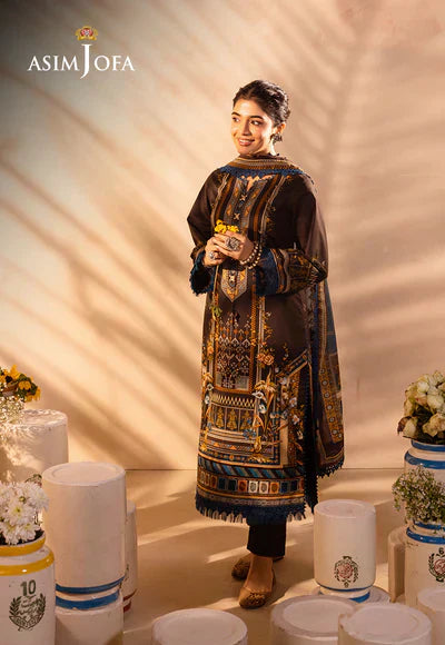 Asim Jofa | Prints Essentials | AJUB-18 - Pakistani Dress - Maria Faisal