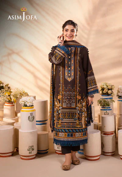Asim Jofa | Prints Essentials | AJUB-18 - Pakistani Dress - Maria Faisal
