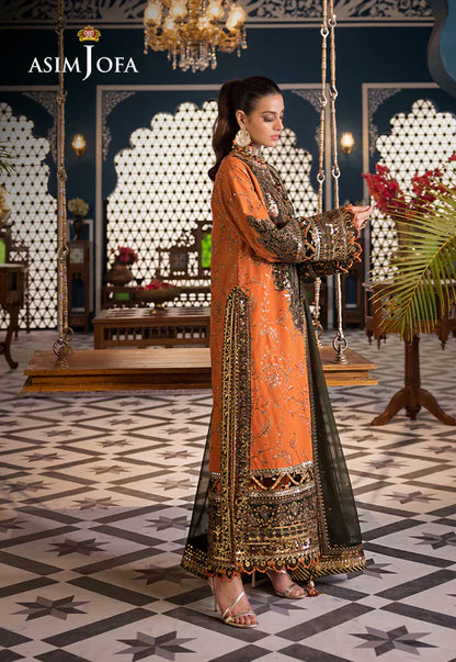 Asim Jofa | Fasana e Ishq Eid Luxury Lawn | AJFI-24 - Pakistani Dress - Maria Faisal