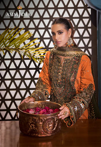 Asim Jofa | Fasana e Ishq Eid Luxury Lawn | AJFI-24 - Pakistani Dress - Maria Faisal