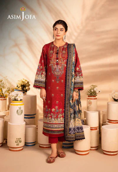 Asim Jofa | Prints Essentials | AJUB-02 - Pakistani Dress - Maria Faisal