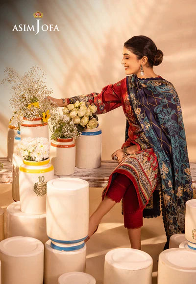 Asim Jofa | Prints Essentials | AJUB-02 - Pakistani Dress - Maria Faisal