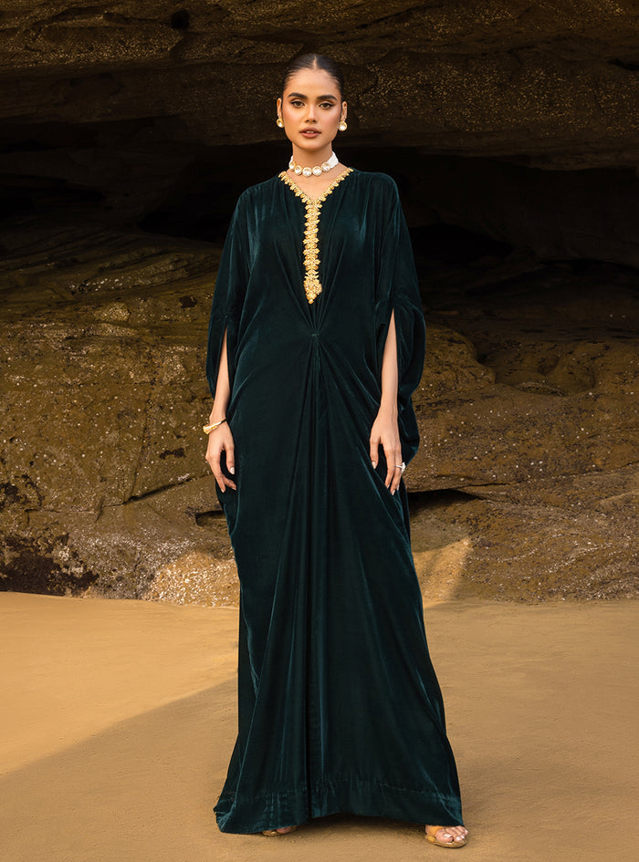 Zainab Chottani | The Kaftan Edit | Voila - Formal Dress - available at Maria Faisal in UK and USA.