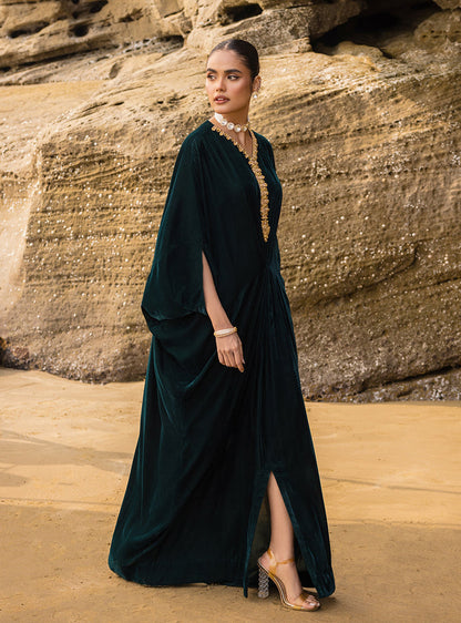 Zainab Chottani | The Kaftan Edit | Voila - Formal Dress - available at Maria Faisal in UK and USA.