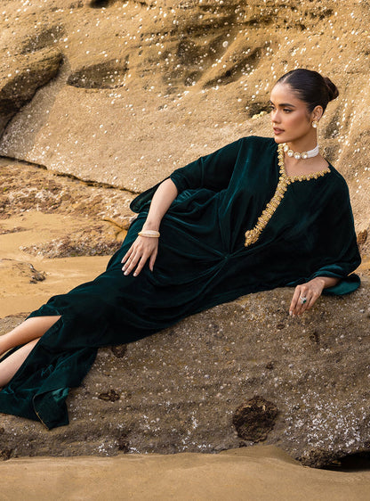 Zainab Chottani | The Kaftan Edit | Voila - Formal Dress - available at Maria Faisal in UK and USA.