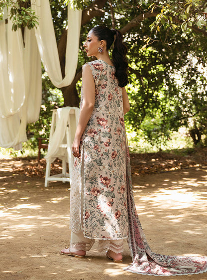 Zainab Chottani | Tahra Lawn 24 | SAMAHA - D 5B - Designer Dress with Intricate embroidery and embellishments. Shop elegent wedding dress at Maria Faisal.