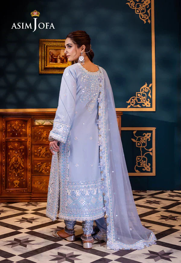 Asim Jofa | Fasana e Ishq Eid Luxury Lawn |AJFI-12 - Pakistani Dress - Maria Faisal
