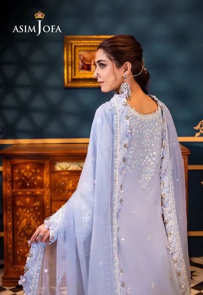 Asim Jofa | Fasana e Ishq Eid Luxury Lawn |AJFI-12 - Pakistani Dress - Maria Faisal