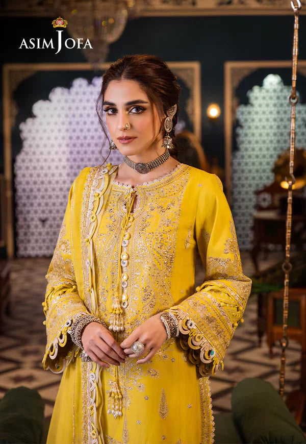 Asim Jofa | Fasana e Ishq Eid Luxury Lawn | AJFI-29 - Pakistani Dress - Maria Faisal