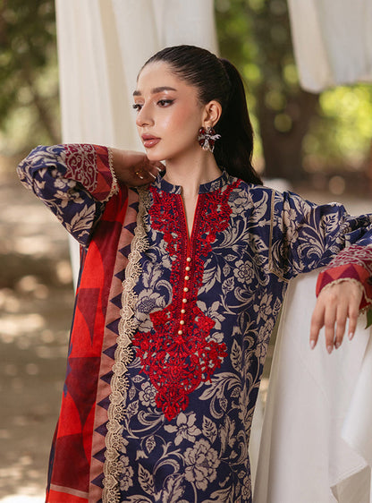 Zainab Chottani | Tahra Lawn 24 | TAMARA - D 7A - Designer Dress with Intricate embroidery and embellishments. Shop elegent wedding dress at Maria Faisal.
