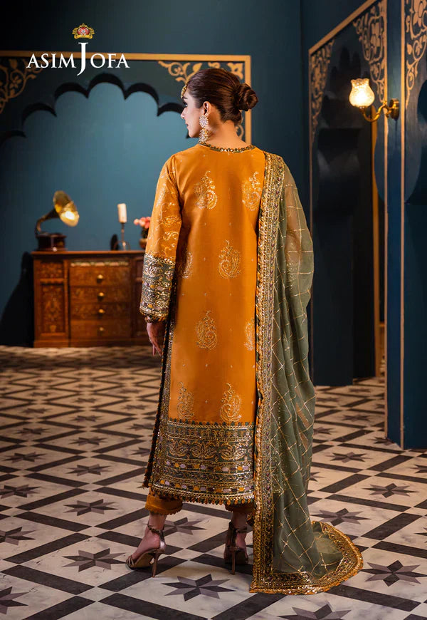 Asim Jofa | Fasana e Ishq Eid Luxury Lawn | AJFI-26 - Pakistani Dress - Maria Faisal