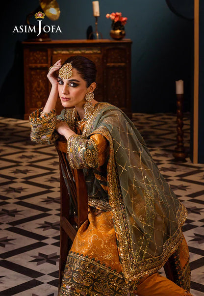 Asim Jofa | Fasana e Ishq Eid Luxury Lawn | AJFI-26 - Pakistani Dress - Maria Faisal