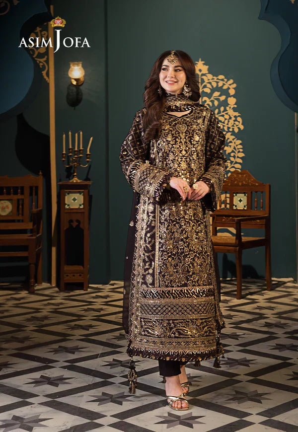Asim Jofa | Fasana e Ishq Eid Luxury Lawn | AJFI-04 - Pakistani Dress - Maria Faisal