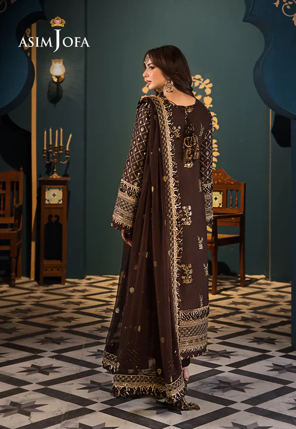 Asim Jofa | Fasana e Ishq Eid Luxury Lawn | AJFI-04 - Pakistani Dress - Maria Faisal