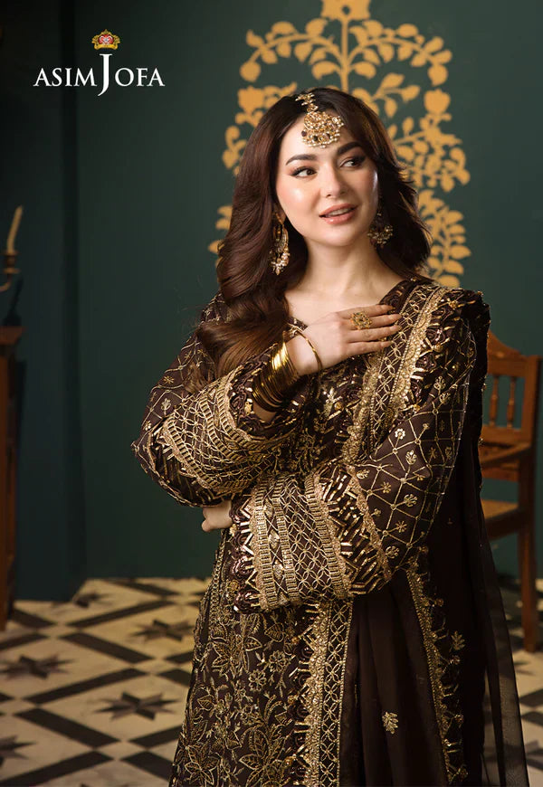 Asim Jofa | Fasana e Ishq Eid Luxury Lawn | AJFI-04 - Pakistani Dress - Maria Faisal