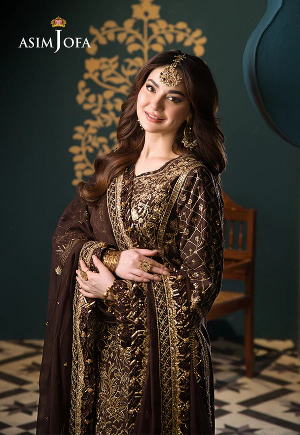 Asim Jofa | Fasana e Ishq Eid Luxury Lawn | AJFI-04 - Pakistani Dress - Maria Faisal