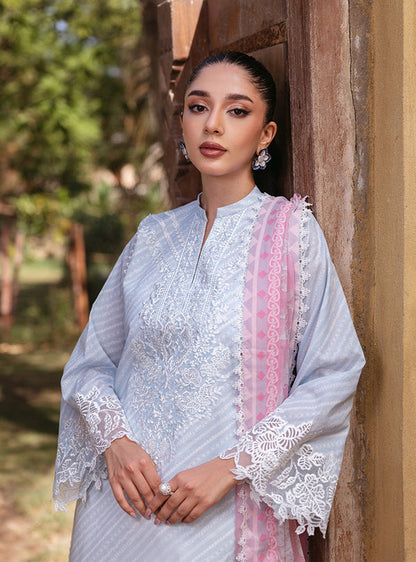 Zainab Chottani | Tahra Lawn 24 | RUHAE - D 9B - Designer Dress with Intricate embroidery and embellishments. Shop elegent wedding dress at Maria Faisal.
