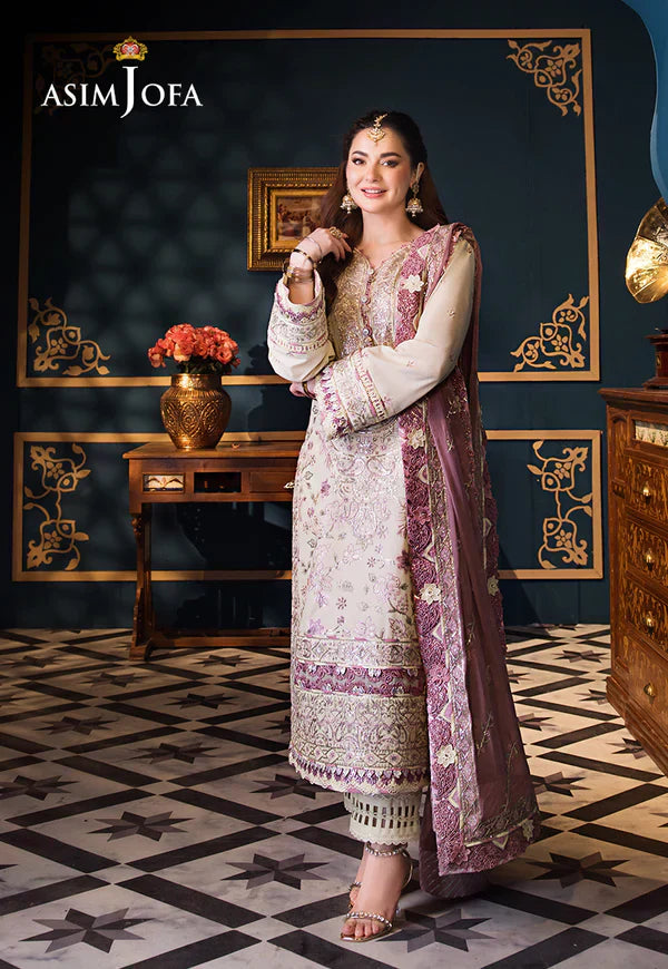 Asim Jofa | Fasana e Ishq Eid Luxury Lawn | AJFI-15 - Pakistani Dress - Maria Faisal