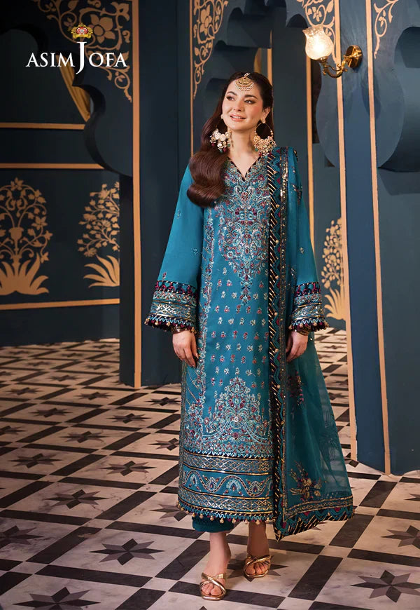 Asim Jofa | Fasana e Ishq Eid Luxury Lawn | AJFI-20 - Pakistani Dress - Maria Faisal