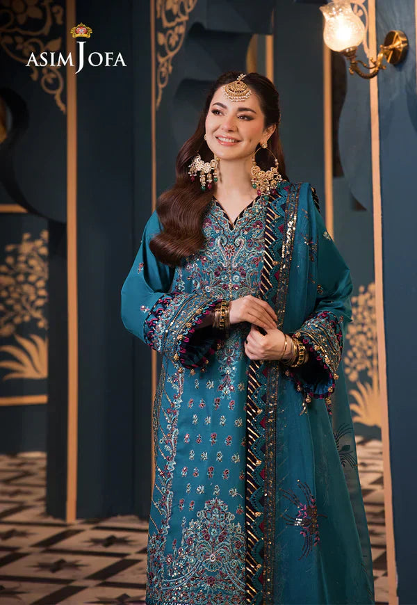 Asim Jofa | Fasana e Ishq Eid Luxury Lawn | AJFI-20 - Pakistani Dress - Maria Faisal