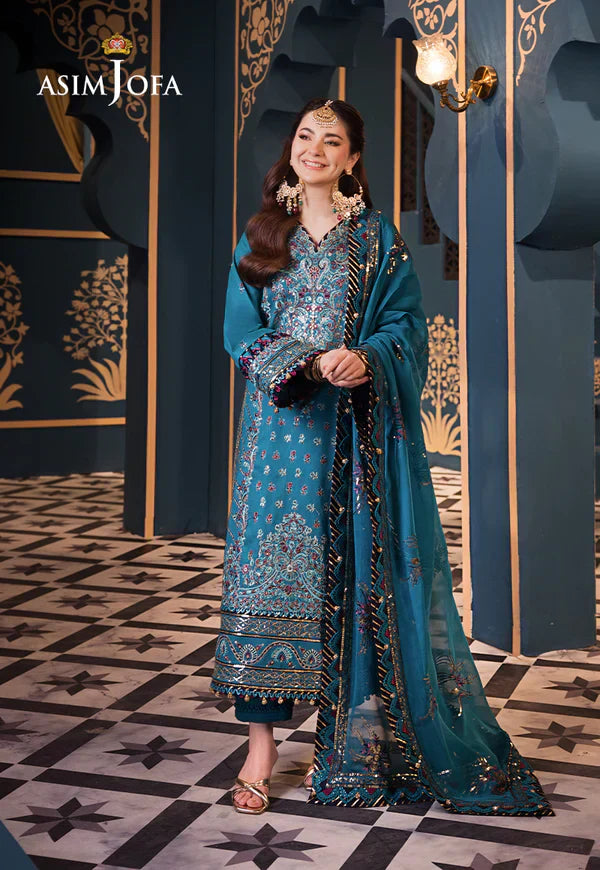 Asim Jofa | Fasana e Ishq Eid Luxury Lawn | AJFI-20 - Pakistani Dress - Maria Faisal