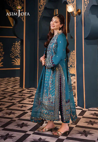 Asim Jofa | Fasana e Ishq Eid Luxury Lawn | AJFI-20 - Pakistani Dress - Maria Faisal