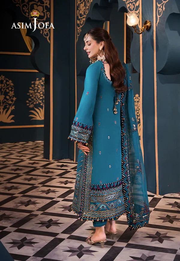 Asim Jofa | Fasana e Ishq Eid Luxury Lawn | AJFI-20 - Pakistani Dress - Maria Faisal